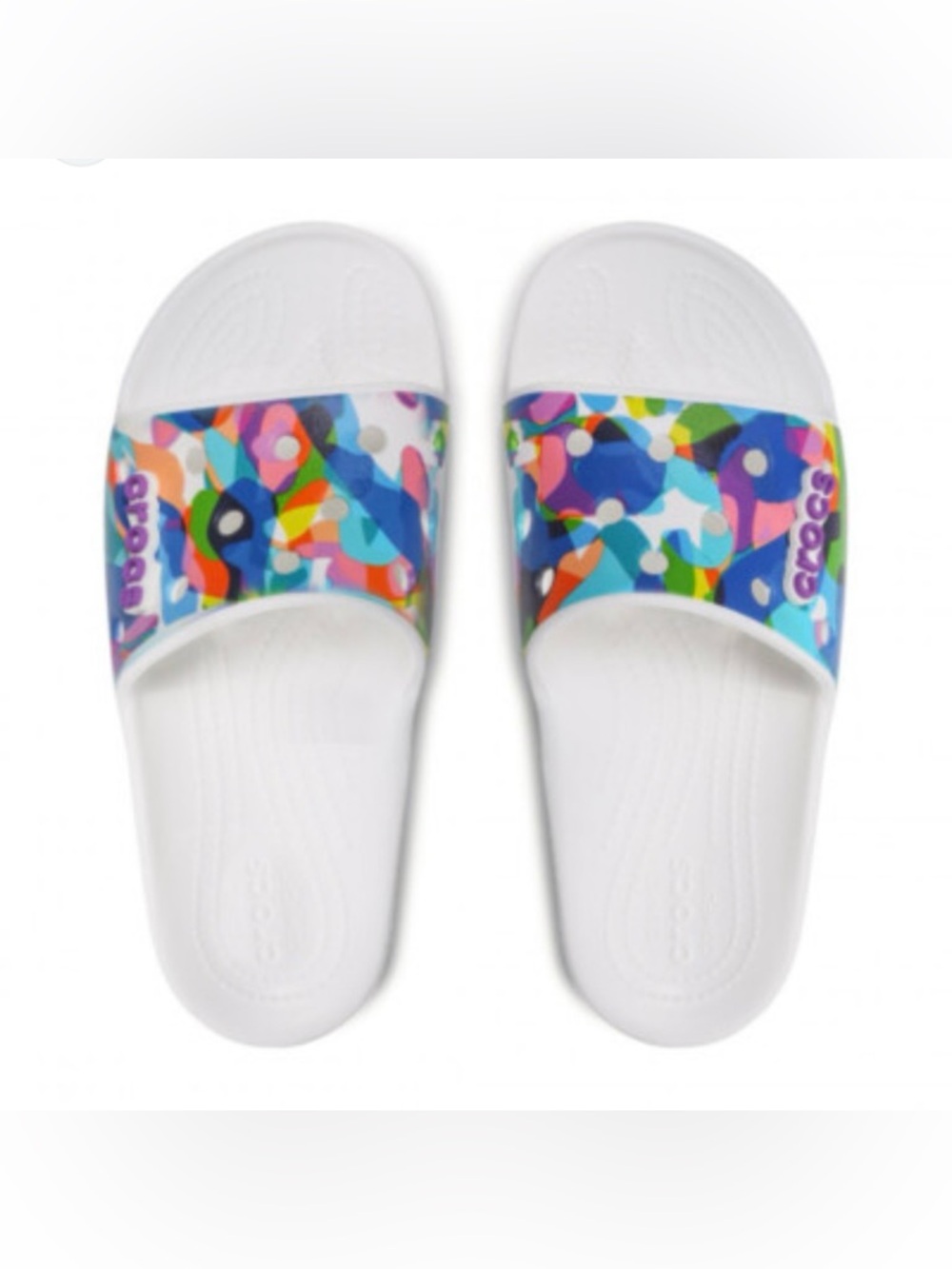 Crocs Classic Bubble Block Slide Sandals Size 9
